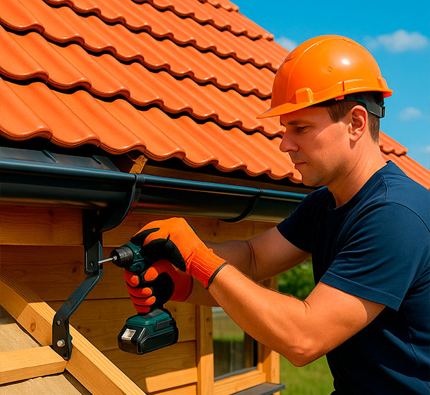 Монтаж водосточной системы в Черноголовке