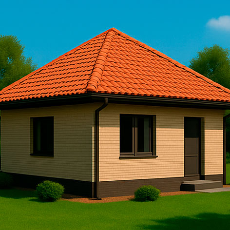 Вальмовая крыша